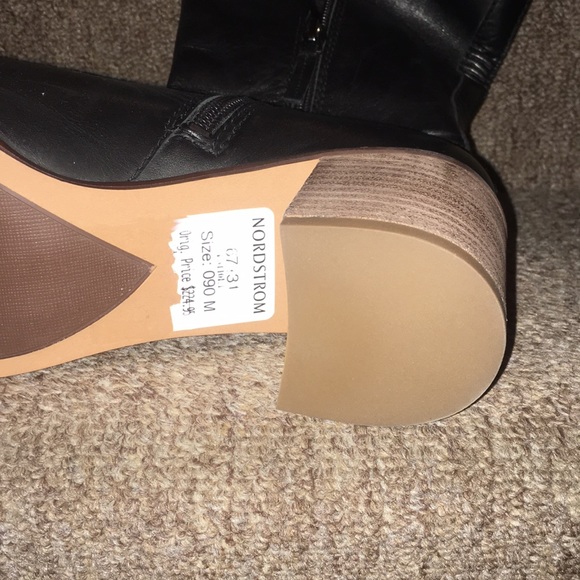 ♣️NWT Franco Sarto Genuine Leather Tall Boots - Picture 6 of 7